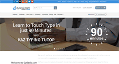 Desktop Screenshot of dyslexic.com
